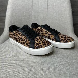 Dr Scholl’s Leopard Print Slip on Sneakers with Wink Laces